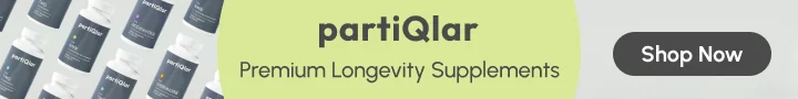 A banner ad for PartiQular supplements.